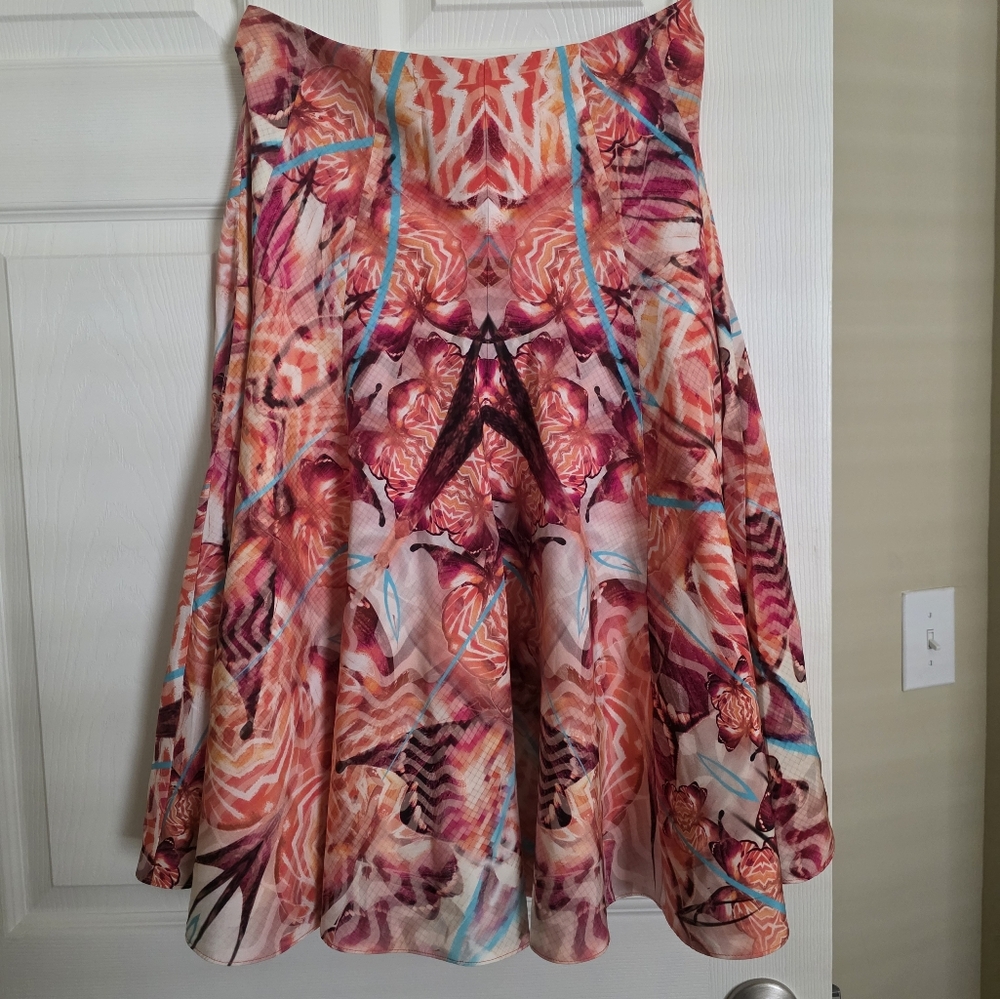 Silk A-line Skirt